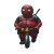 Fat Deadpool Bike Vinyl Car Decal Sticker – Waterproof & UV-Resistant 8"