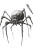 Ominous Ink Spider Vinyl Car Decal Sticker – Waterproof & UV-Resistant 8"