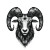 Horned Ram Head Vinyl Car Decal Sticker – Waterproof & UV-Resistant 8"