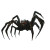 Eerie Subterranean Spider Vinyl Car Decal Sticker – Waterproof & UV-Resistant 8"