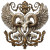 Dark Fantasy Heraldry Vinyl Car Decal Sticker – Waterproof & UV-Resistant 