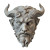 Greek Demon Sculpture Vinyl Car Decal Sticker – Waterproof & UV-Resistant 8"