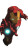 Ghibli Iron Man Vinyl Car Decal Sticker – Waterproof & UV-Resistant 8"