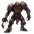 Iron Golem Warrior Vinyl Car Decal Sticker – Waterproof & UV-Resistant 8"