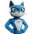 Cat Superhero Vinyl Car Decal Sticker – Waterproof & UV-Resistant 8"