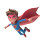 Flying Superhero Boy Vinyl Car Decal Sticker – Waterproof & UV-Resistant 8" Flying Superhero Boy Vinyl Car Decal Sticker – Waterproof & UV-Resistant 8"