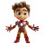 Iron Man Cartoon V2 Vinyl Car Decal Sticker – Waterproof & UV-Resistant 8"
