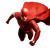 Red Flying Superhero Vinyl Car Decal Sticker – Waterproof & UV-Resistant 8"