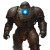 Metal Guardian Golem Vinyl Car Decal Sticker – Waterproof & UV-Resistant 8"