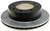 Raybestos Brakes Black Fusion Coating Single Brake Rotor | OE Replacement for High Performance Vehicles