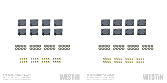 2x Westin Automotive Nerf Bar Mounting Kit for Various Fitments 1998-2011 Ford Ranger | Easy to Install, Quality USA Design, Limited 5 Yr Warranty