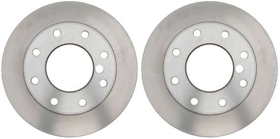 2x Raybestos R-Line Brake Rotor | OE-Matched Quality, 99.8% Car Coverage, Minimized Pedal Noise