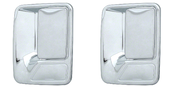 2x Enhance Your Ford F-350 Super Duty | F-250 Super Duty with Chrome Plated Exterior Door Handle Covers