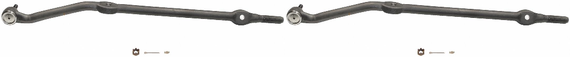 2x Moog Chassis Tie Rod End | Superior Strength & Durability | Fits 1997-2006 Jeep Wrangler TJ