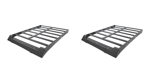 2x Sleek Textured Black Roof Rack | 2007-2021 Fits Toyota Tundra | Aluminum Construction, Direct Fit