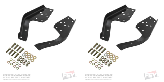 2x Heavy-Duty Bumper Mounting Kit | For 1989-1994 Various Toyota Pickup | Complete Install Kit, V5 Tested Certified