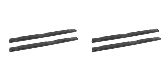 2x Upgrade Your Nissan Frontier | Westin R5 Series 5 Inch Nerf Bars | Black Aluminum | Rocker Panel Mount