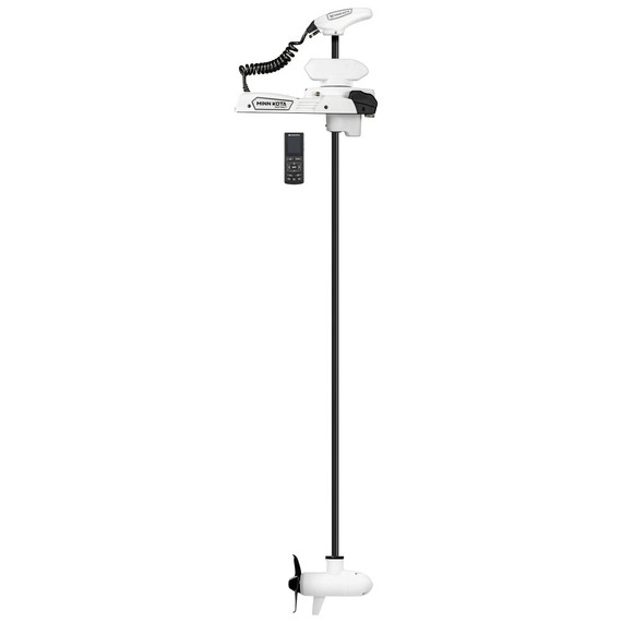 Minn Kota Trolling Motor 1358563 Riptide Instinct QUEST Series; Freshwater/Saltwater; Electric Steer; Variable Speed Forward and Reverse; 100 Inch Shaft Length; Bow-Mount; 24/36 Volts; 60 Amp; White