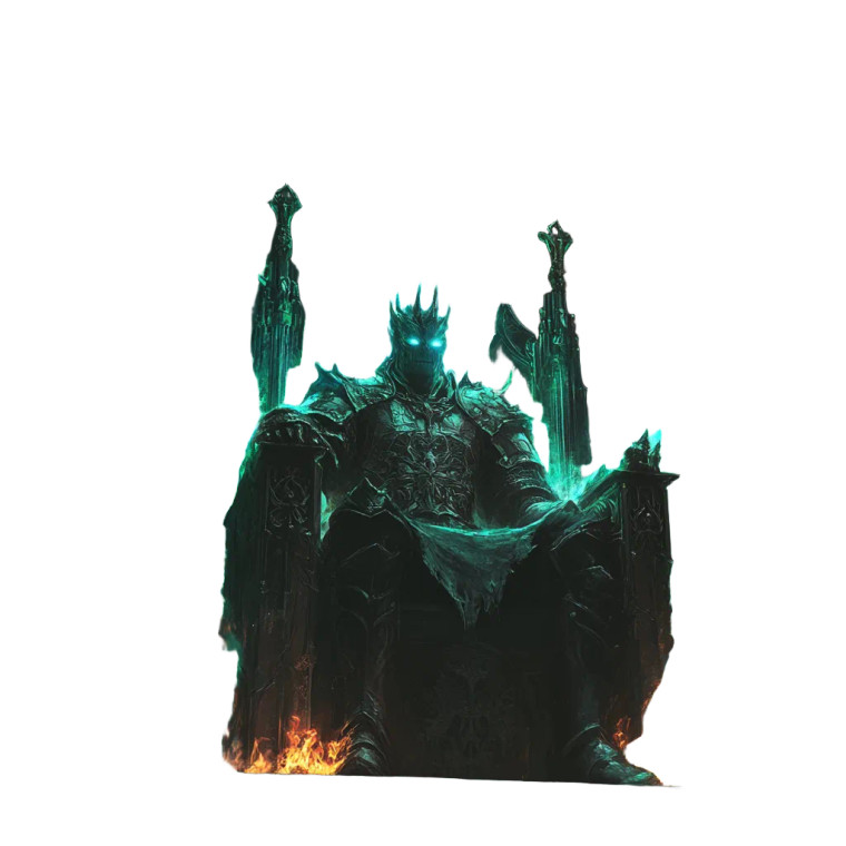 Lich King V3 Vinyl Car Decal Sticker – Waterproof & UV-Resistant 8"