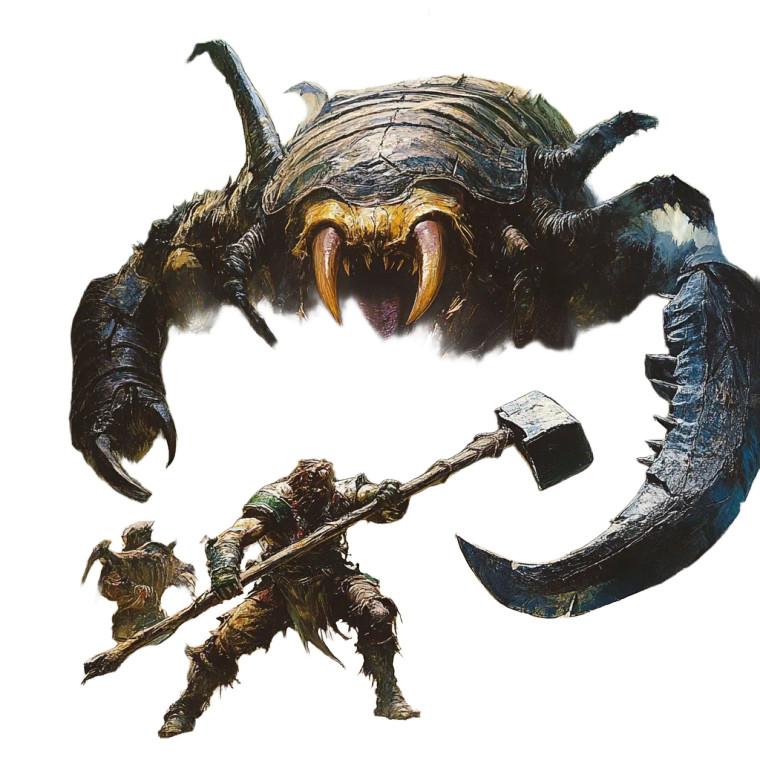 Goliath Vs Bug Vinyl Car Decal Sticker – Waterproof & UV-Resistant 8"