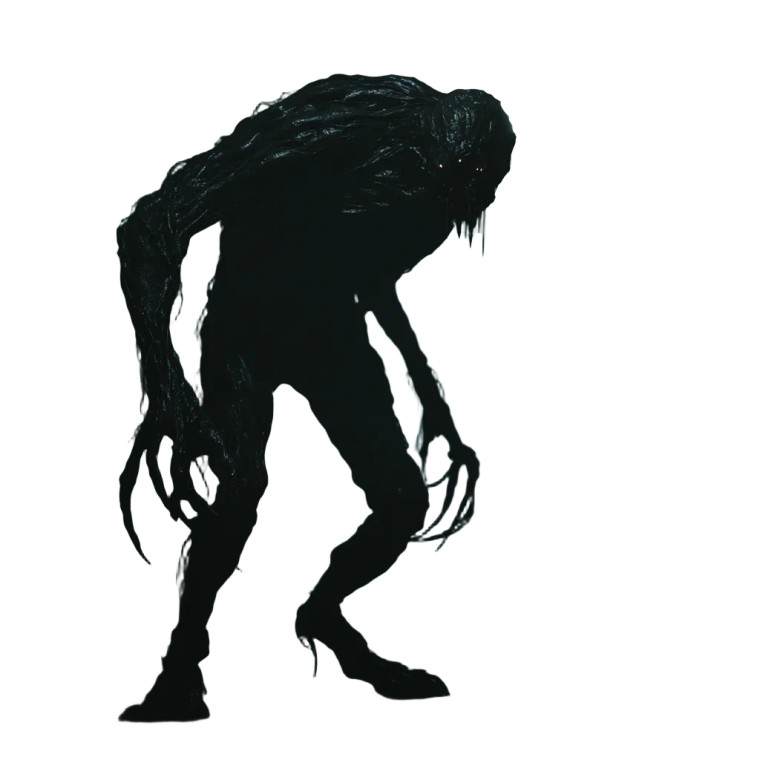 Dark Monster Vinyl Car Decal Sticker – Waterproof & UV-Resistant 8"