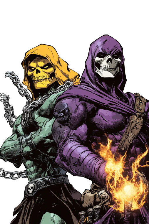 Skeletor Ghost Rider Vinyl Car Decal Sticker – Waterproof & UV-Resistant 8"