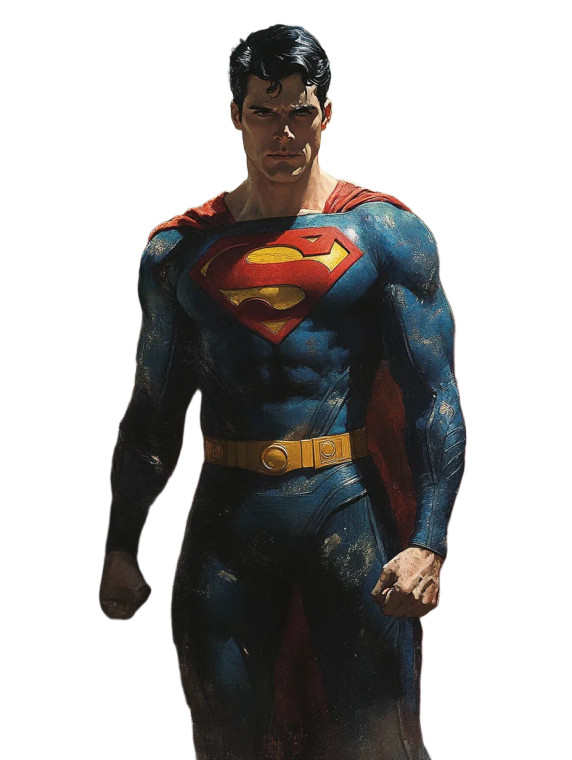 Superman Vs Warriors Vinyl Car Decal Sticker – Waterproof & UV-Resistant 8"