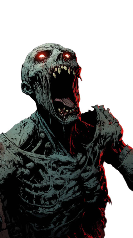 Darkest Dungeon Ghoul Vinyl Car Decal Sticker – Waterproof & UV-Resistant 8"