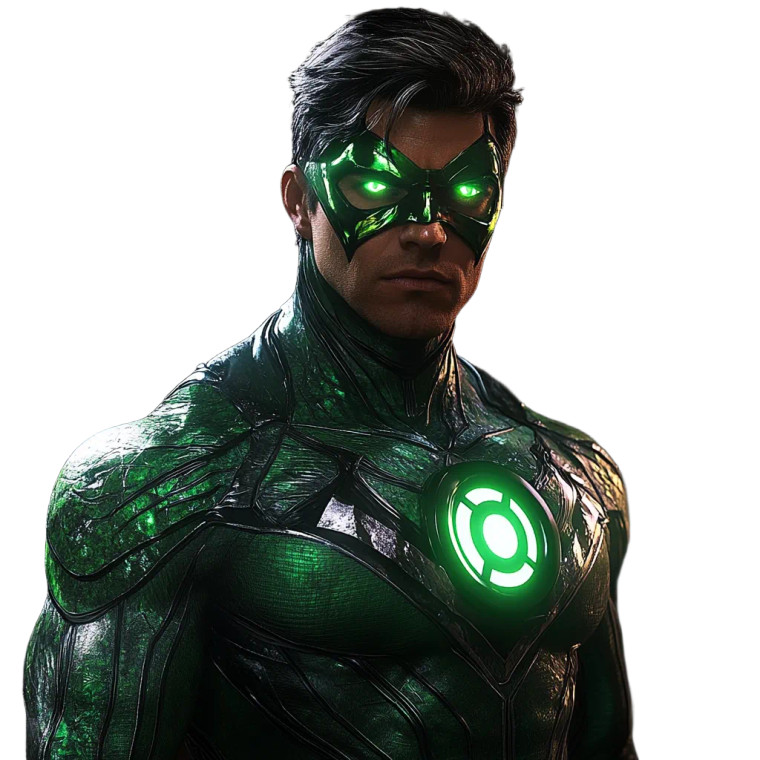 Evil Green Lantern Vinyl Car Decal Sticker – Waterproof & UV-Resistant 8"