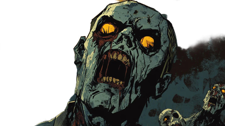 Terrifying Zombies Wallpaper Vinyl Car Decal Sticker – Waterproof & UV-Resistant 8"