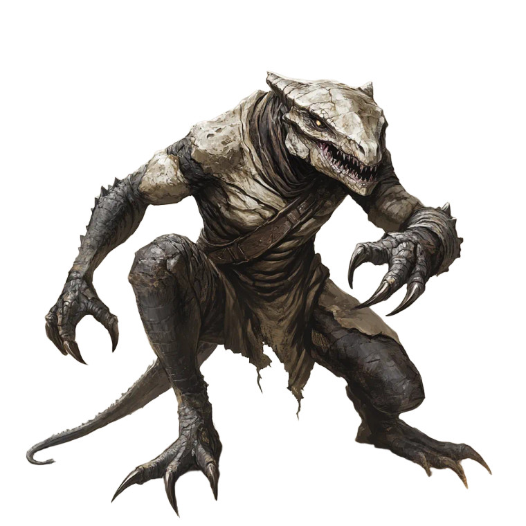 Slender Stone Lizardman Vinyl Car Decal Sticker – Waterproof & UV-Resistant 8"