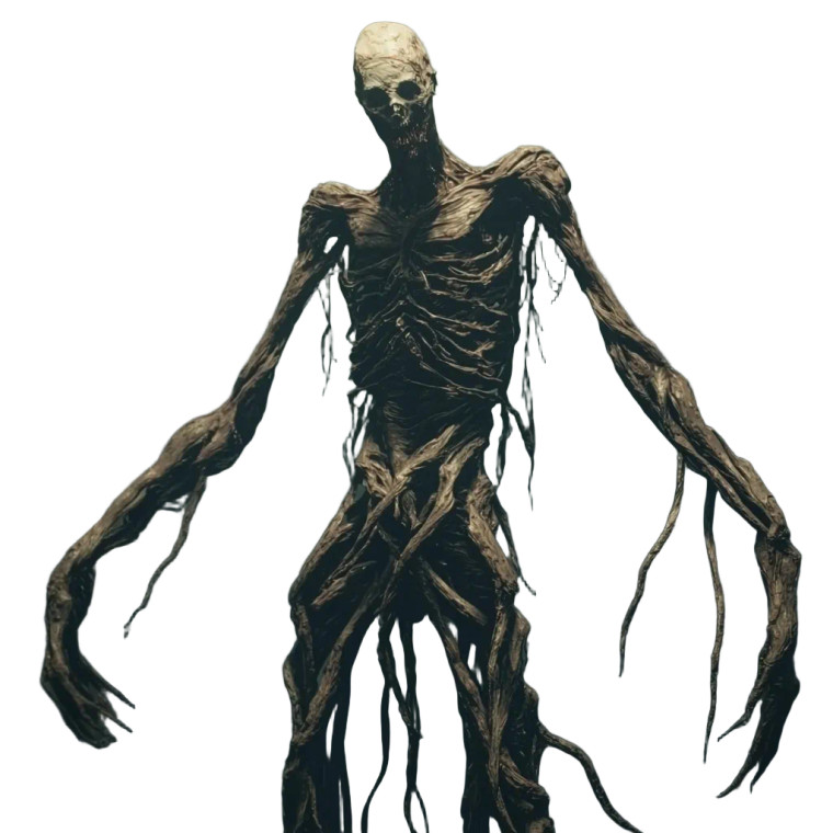 Nightmarish Humanoid Creature V2 Vinyl Car Decal Sticker – Waterproof & UV-Resistant 8"