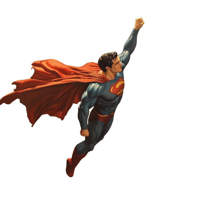 Superman Above City Vinyl Car Decal Sticker – Waterproof & UV-Resistant 8"