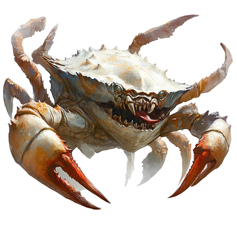 Crab Dragon V2 Vinyl Car Decal Sticker – Waterproof & UV-Resistant 8"