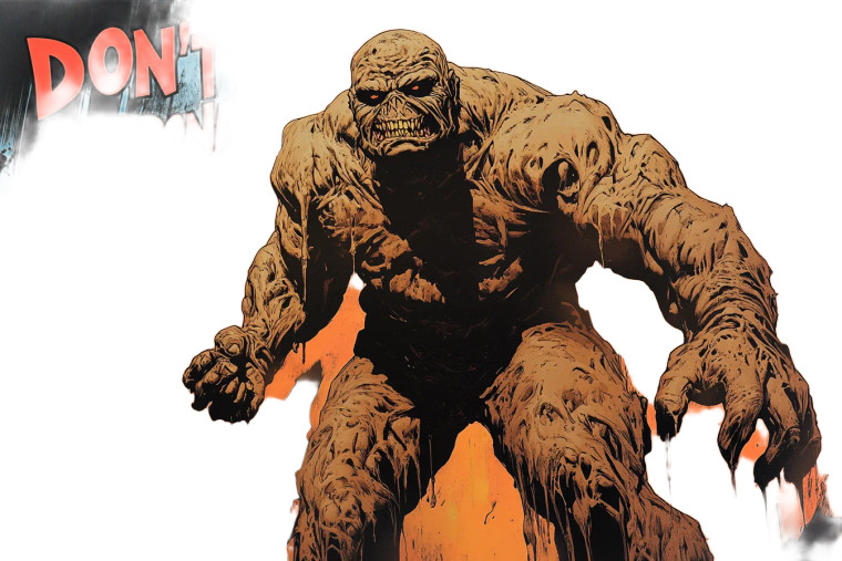 Clayface Comic Art Vinyl Car Decal Sticker – Waterproof & UV-Resistant 8"