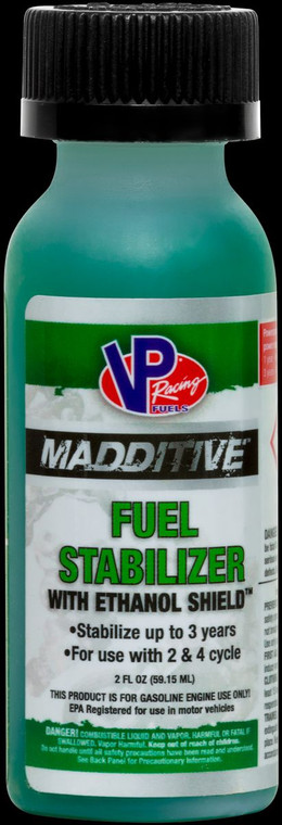 VP Racing Fuels Fuel Stabilizer 2812 For Use With 4-Cycle And 2-Cycle Gasoline Engines; 2 Ounce Bottle; Single