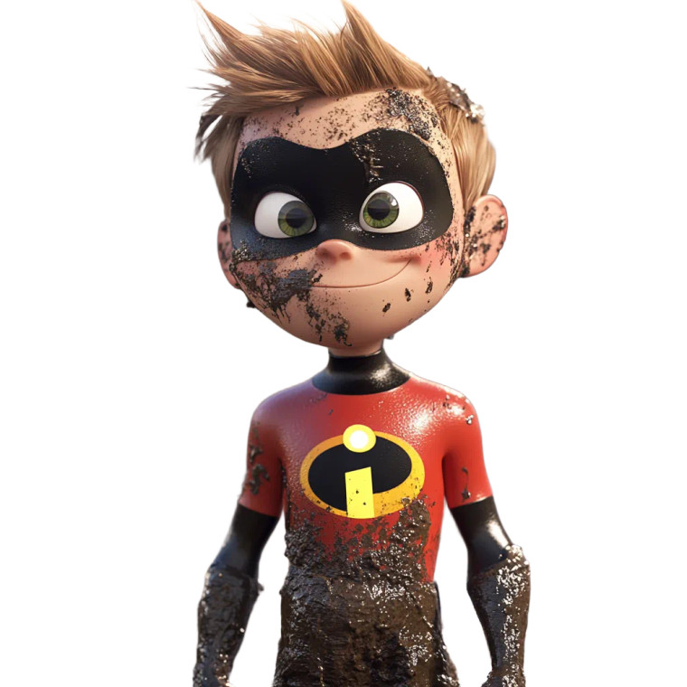 Muddy Dash Vinyl Car Decal Sticker – Waterproof & UV-Resistant 8"