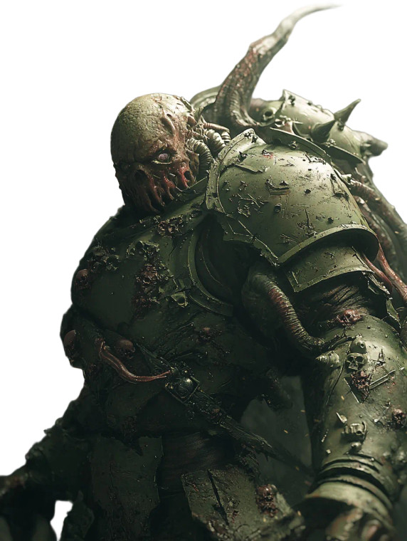 Nurgle Space Marine Vinyl Car Decal Sticker – Waterproof & UV-Resistant 8"