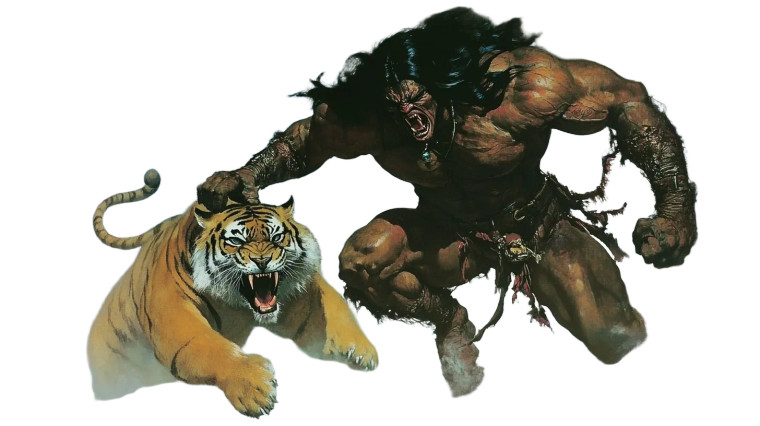 Warrior Vs Tiger V2 Vinyl Car Decal Sticker – Waterproof & UV-Resistant 8"