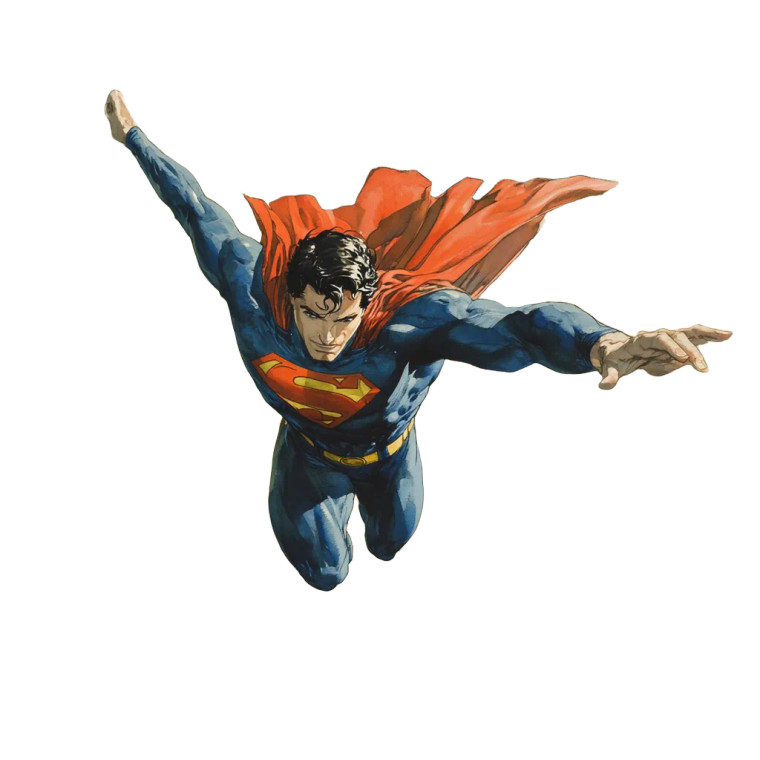 Superman Flying V5 Vinyl Car Decal Sticker – Waterproof & UV-Resistant 8"