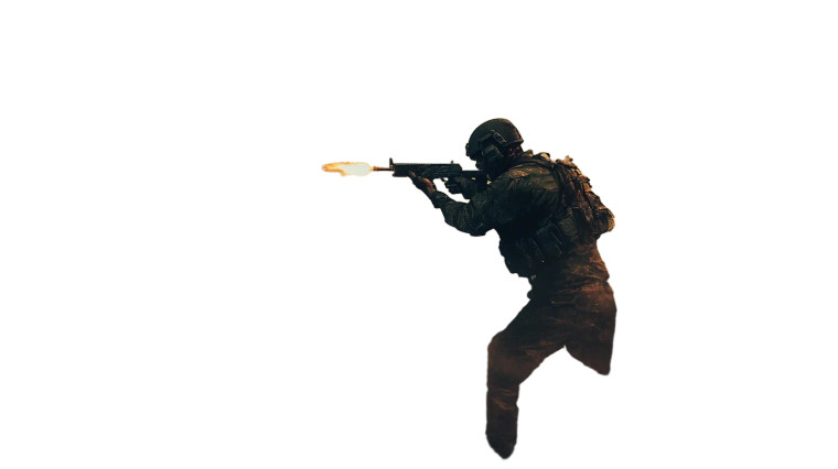 Modern Soldier Battle Vinyl Car Decal Sticker – Waterproof & UV-Resistant 8"