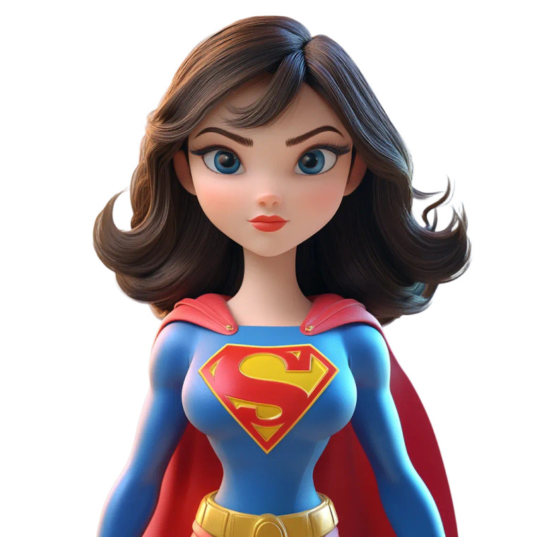 Super Woman Vinyl Car Decal Sticker – Waterproof & UV-Resistant 8"