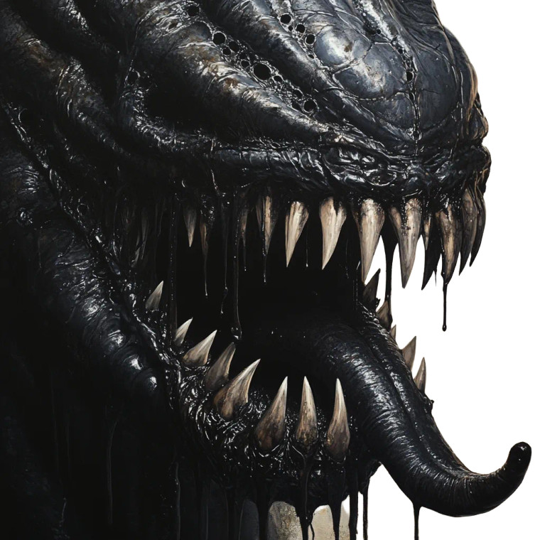 Medieval Horror Monster Vinyl Car Decal Sticker – Waterproof & UV-Resistant 8"