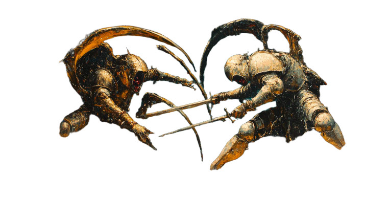 Armoured Warriors Battle Vinyl Car Decal Sticker – Waterproof & UV-Resistant 8"