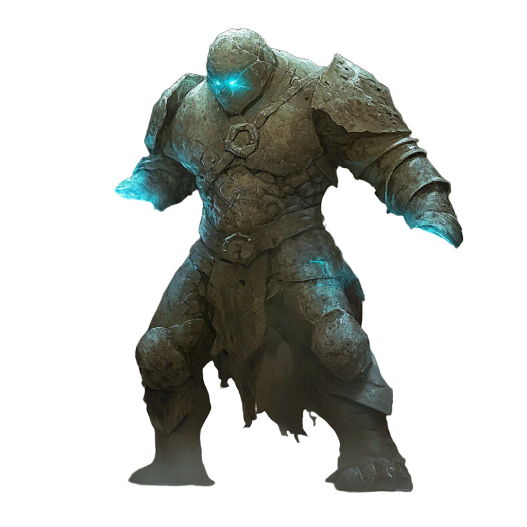 Mage'S Golem Vinyl Car Decal Sticker – Waterproof & UV-Resistant 8"