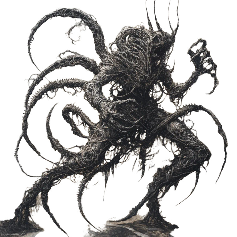 Eldritch Steel Being Vinyl Car Decal Sticker – Waterproof & UV-Resistant 8"