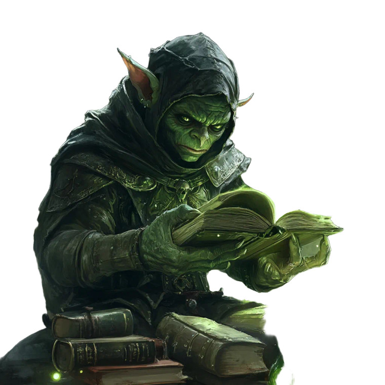 Goblin Mage Vinyl Car Decal Sticker – Waterproof & UV-Resistant 8"