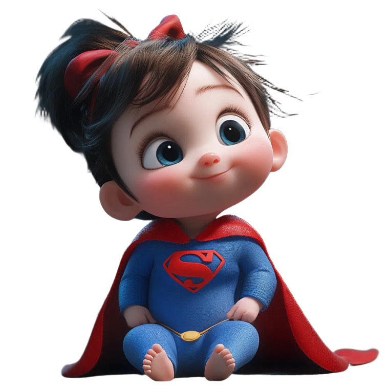 Superhero Baby Nft Vinyl Car Decal Sticker – Waterproof & UV-Resistant 8"