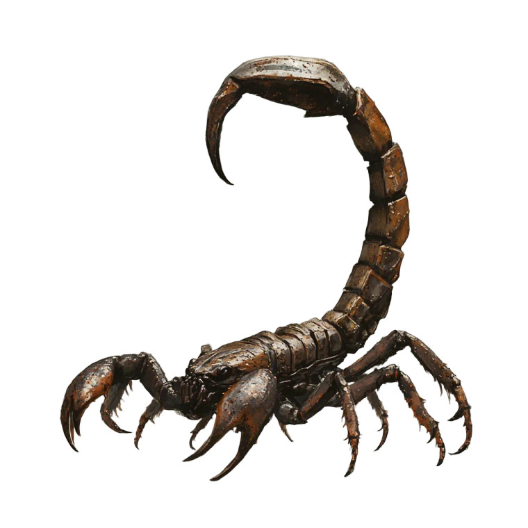 Scorpion V5 Vinyl Car Decal Sticker – Waterproof & UV-Resistant 8"