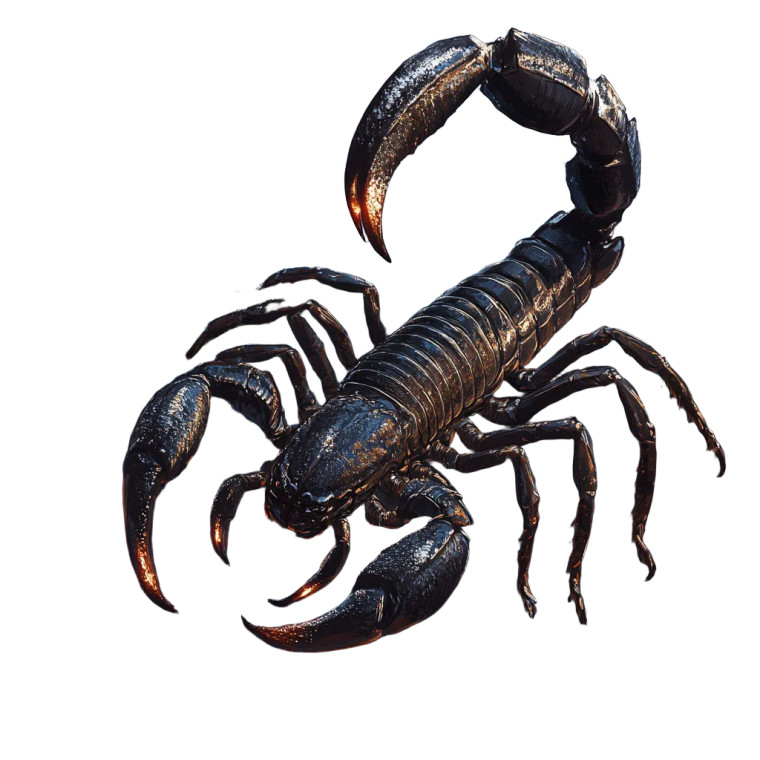 Scorpion Sting Vinyl Car Decal Sticker – Waterproof & UV-Resistant 8"